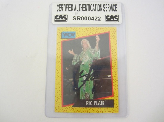 Ric Flair WWEÂ signed autographedÂ Trading CardÂ Certified COA
