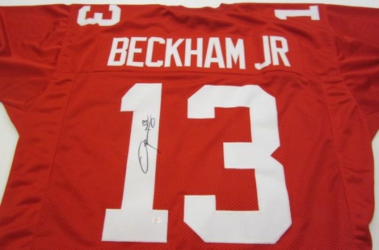 Odell Beckham Jr New York GiantsÂ signed autographedÂ Jersey Certified COA