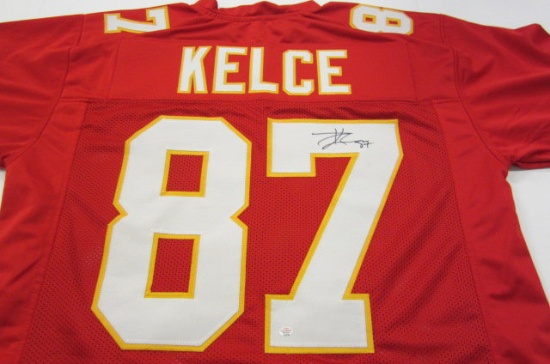 Travis Kelce Kansas City Chiefs signed autographed Jersey Certified Coa