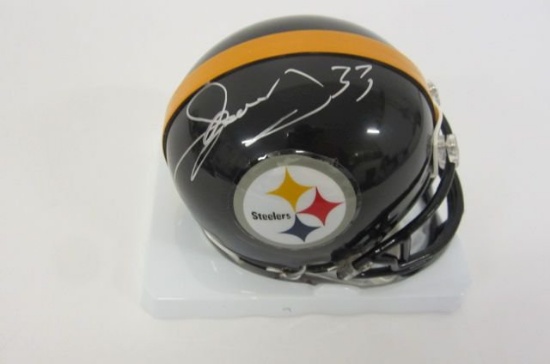 Merrill Hoge Pittsburgh Steelers signed autographed Mini Helmet Certified COA