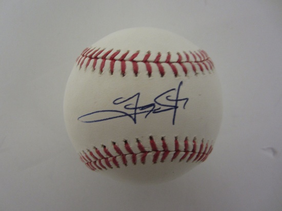 Trevor Story Colorado Rockies signed autographed Baseball Certified COA