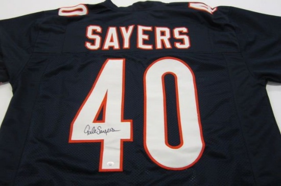 Gale Sayers Chicago Bears signed autographed football jersey Certified COA