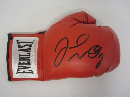 Floyd Mayweather signed autographed red boxing glove Certified COA