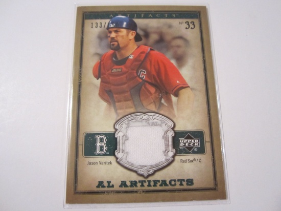 2006 Upper Deck Artifacts Jason Varitek Game Used Jersey #133/150 Red Sox