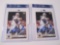 Troy Aikman Dallas Cowboys signed autographed Lot of 2 Upper Deck 93' Trading Cards Certified Coa