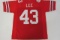 Darron Lee Ohio State Buckeyes Unsigned XL Jersey