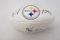 Ben Rothlesberger, LeVeon Bell & Antonio Brown Pittsburgh Steelers signed autographed Logo Football