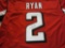 Matt Ryan Atlanta Falcons signed autographed Red JerseyCertified Coa