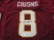 Kirt Cousins Washington Redskins signed autographed Jersey Certified Coa