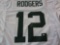 Aaron Rodgers Green Bay Packers signed autographed White Jersey Certified Coa