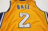 Lonzo Ball L.A. Lakers signed autographed Jersey Certified Coa