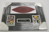 Aaron Rodgers Green Bay Packers  signed autographed Professioinally Framed Game Used Football Panel