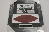 Sammy Baugh Washington Redskins signed autographed Professionally Framed Game Used Football Panel Ce
