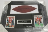 Joe Montana San Francisco 49ers signed autographed Professionally Framed Game Used Football Panel Ce
