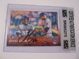 Francisco Lindor Cleveland Indians signed autographed Topps Rookie Card Certified Coa