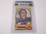 Leroy Kelly Cleveland Browns signed autographed Trading Card Certified Coa