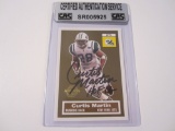 Curtis Martin New York Jets signed autographed Topps Football Trading Card Certified Coa