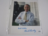 Chuck Grassley U.S. Senator signed autographed 8x10 Photo Certified Coa