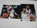 Nerlens Noel Philadelphia 76ers signed autographed Lot of 2 8x10 Photos Certified Coa