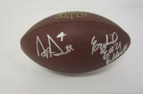 Dak Prescott & Ezekiel Elliott Dallas Cowboys signed autographed Football Certified Coa