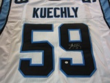 Luke Kuechly Carolina Panthers  signed autographed White Jersey Certified Coa