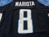 Marcus Mariota  Tennesse Titans signed autographed Jersey Certified Coa