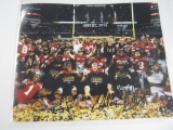 2014 Ohio State Buckeyes multi team signed 8x10 Photo Ezekiel Elliott and others Certified Coa