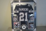 Deion Sanders Dallas Cowboys signed autographed Framed Jersey Certified Coa
