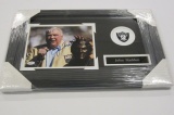 John Madden Oakland Raiders signed autographed Framed 8x10 Photo Certified Coa