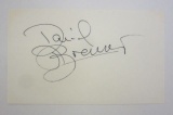 David Brenner signed autographed Cut Signature Certified Coa