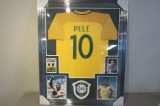 Pele Soccer Legend signed autographed Framed Jersey Certified Coa