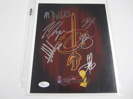 Jr Smith, Iman Shumpert, Timofey Mozgov and others Cleveland Cavaliers signed autographed 8x10 photo