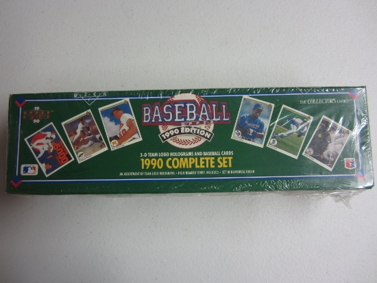 1990 Upper Deck Complete Set  3-D Team Logo Holograms & Baseball Cards Factory Wrapped