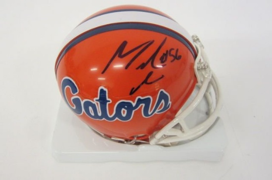 Maurkice Pouncey Florida Gators signed autographed mini football helmet Certified COA