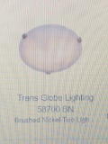 58700BN Trans Globe fancy light / brushed nickel/ 1pcÂ 