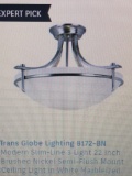 # 8172BN Trans Globe / fancy Chandelier light / Brushed Nickel / 1pc