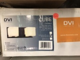 DVP4622 DVI Cube Two lights Vanity Mural / Bronze/ ambr /