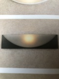 EW-6598 BS Black/ Frosted 1p Wall Sconce American Lighting Association