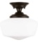 Sea Gull Lighting 77436-782 - Academy 1 Light Semi-Flush Mount Ceiling Light