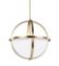 SeaGull Lighting 6624603-848 - Alturas 3 Light Satin Bronze Pendant Ceiling Light.