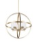 SeaGull Lighting 3124605-848 - Alturas 5 Light Satin Bronze Chandelier Ceiling Light.