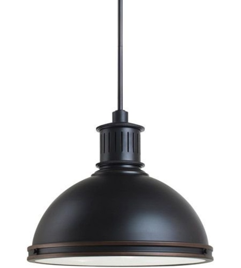 SeaGull Lighting 65087-715 - Pratt Street Metal 3 Light Autumn Bronze Pendant Ceiling Light