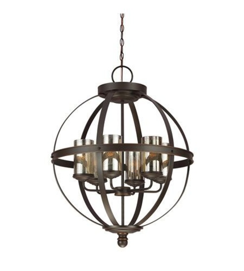 SeaGull Lighting 3110406-715 - Sfera 6 Light Chandelier Single-Tier Ceiling Light