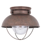 Sea Gull Lighting 8869-44 - Sebring 1 Light Outdoor Ceiling Lantern