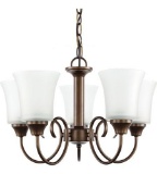 Sea Gull Lighting 39808BLE-827 - Holman 5 Light Chandelier Ceiling Light.