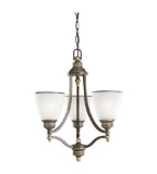 Sea Gull Lighting 31349-708 - Laurel Leaf 3 Light Chandelier Ceiling Light.