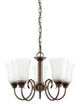 Sea Gull Lighting 39808BLE-827 - Holman 5 Light Chandelier Ceiling Light.