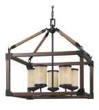 SeaGull Lighting 3113305-846 - Dunning 5 Light Stardust Chandelier Ceiling Light