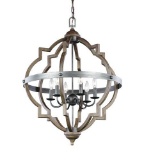 SeaGull Lighting 5124906-846 - Socorro 6 Light Stardust Hall Foyer Ceiling Light