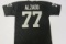 Lyle Alzado Oakland Raiders black football jersey